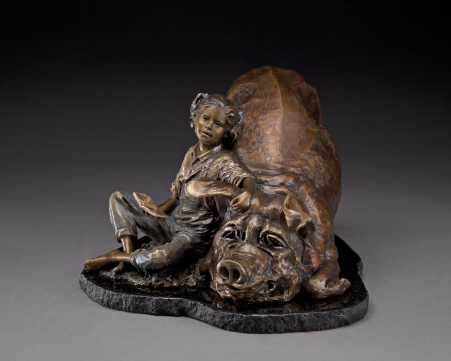 Piggy Bronze Sculpture