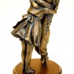 Lil' Sister - an Embrace in Bronze