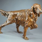 Rusty the dog in Bronze